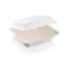 Environmentally Friendly Compostable Disposable Lunch Box  -Bio  Square Clam Shell